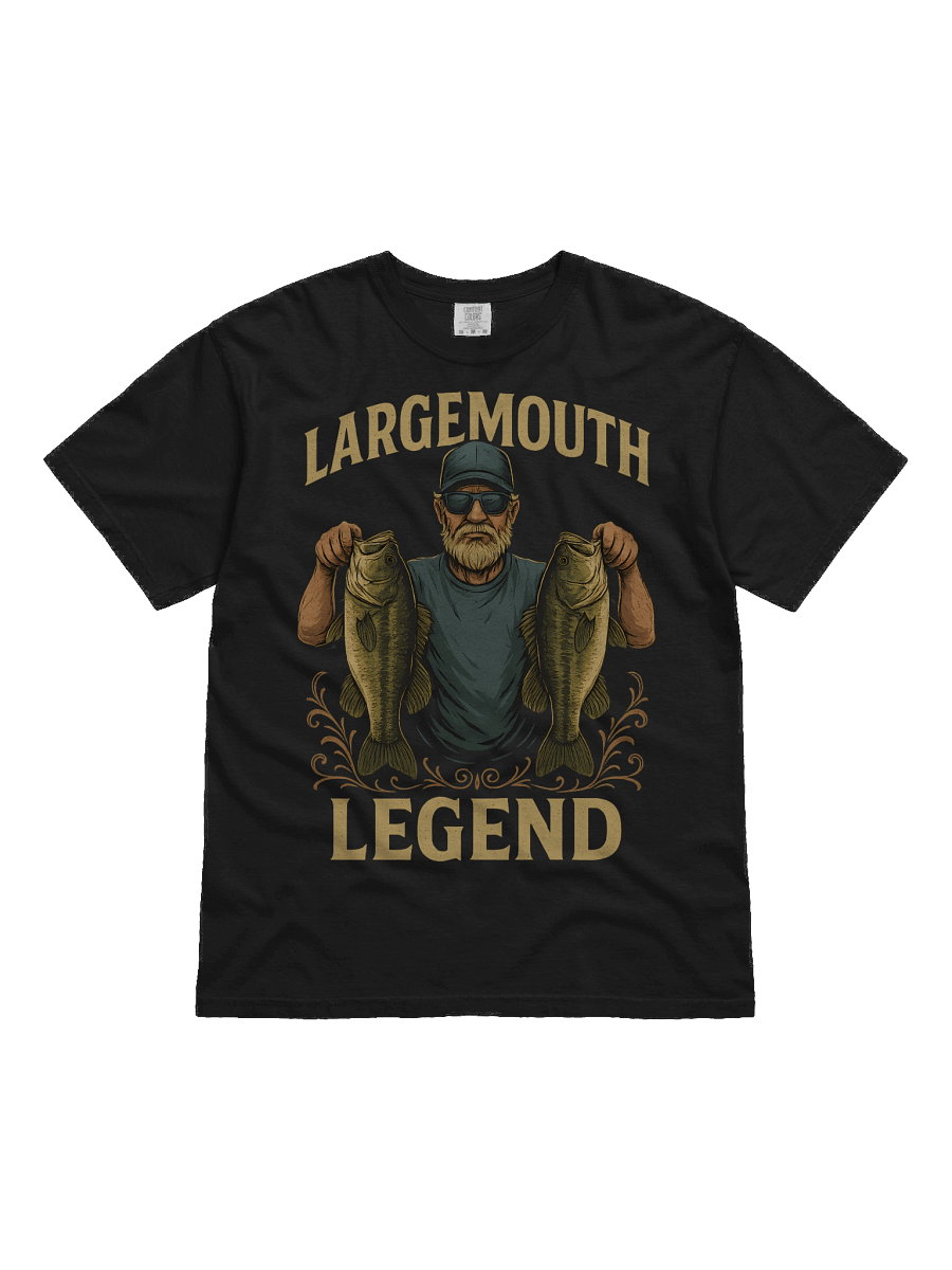 Bass Fishing T-Shirt – Largemouth Bass Angler Tee for Fishermen product image (1)
