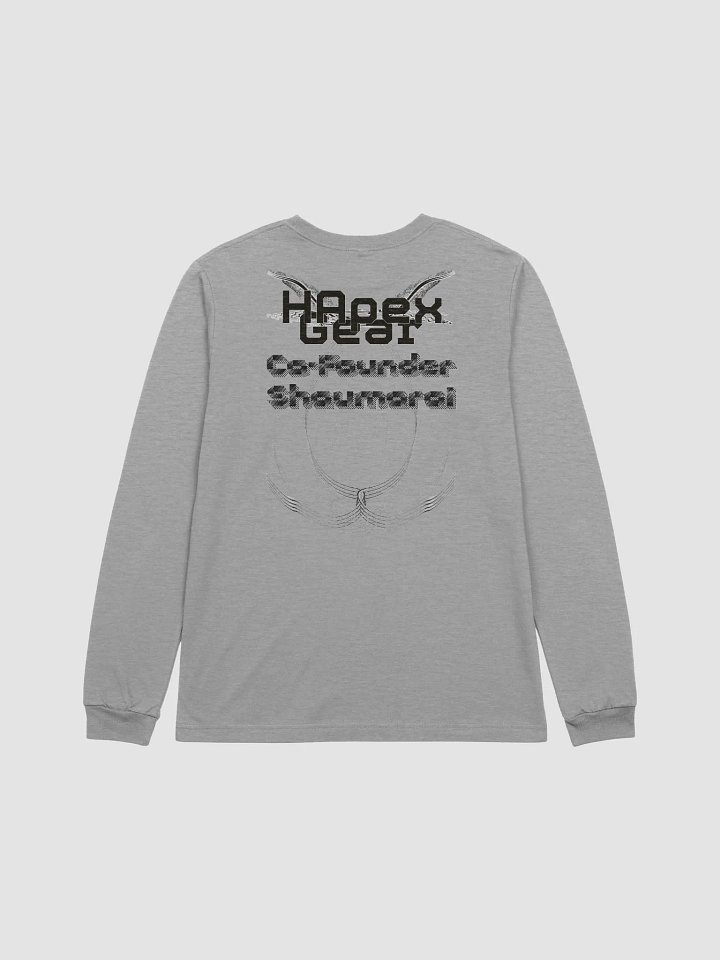 Supersoft Long Sleeve T-Shirt - Co Founder Shaumarai - Black HApex Gear Black Logo product image (2)
