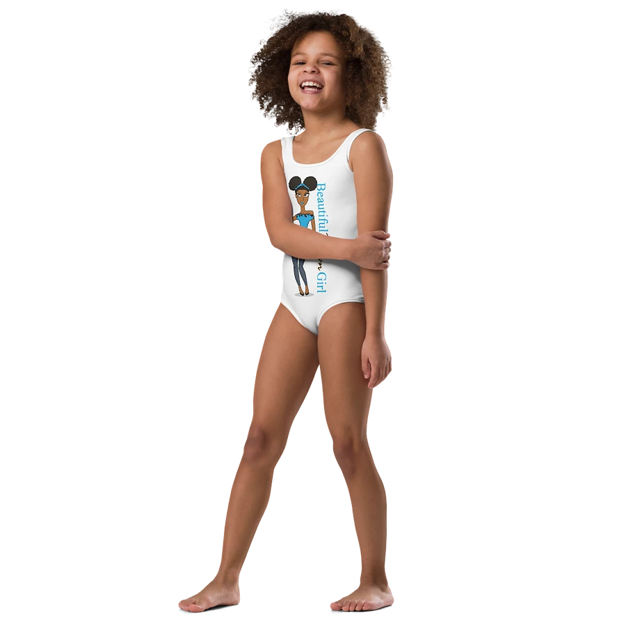 Beautiful Brown Girl Kids Swimsuit product image (5)