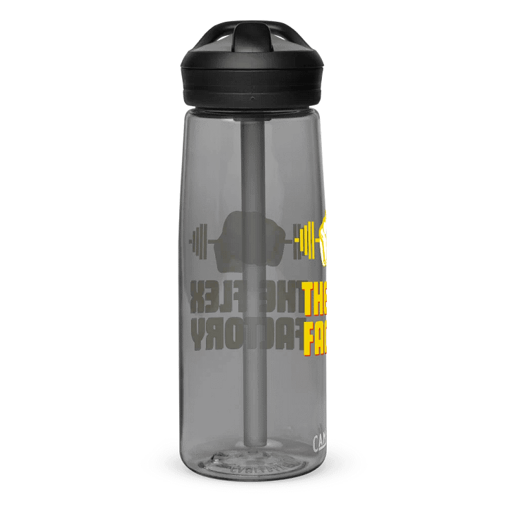 Official Flex Factory Weight Room Water Bottle Yellow product image (2)