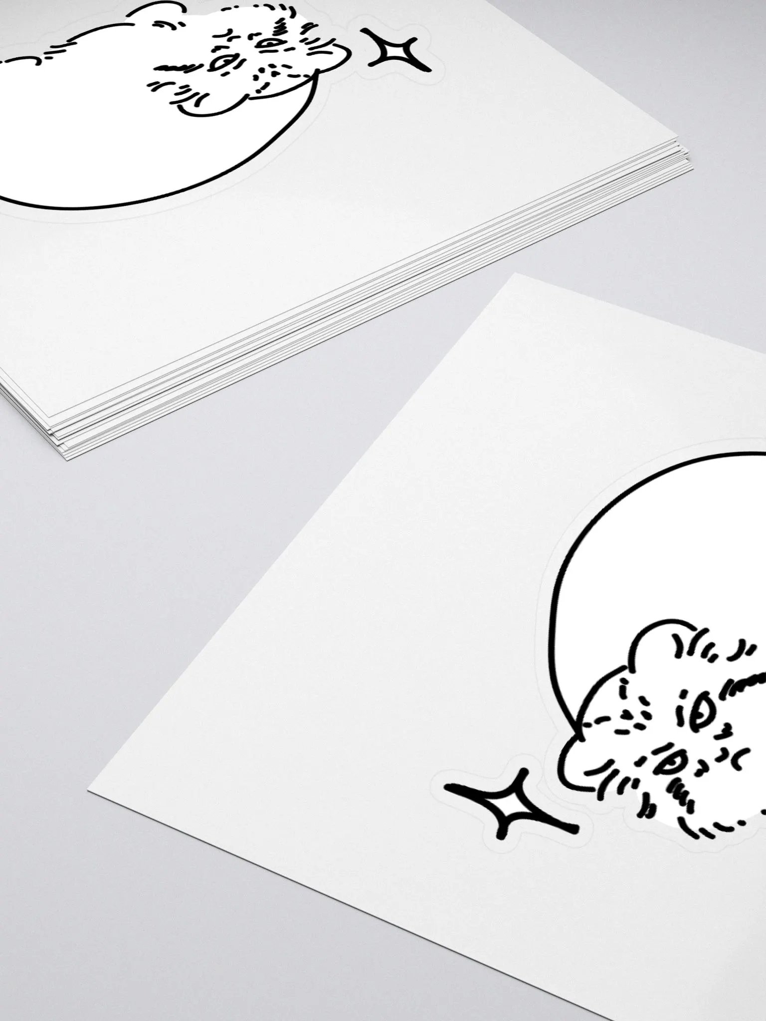 Grumpy Manul - Sticker product image (11)
