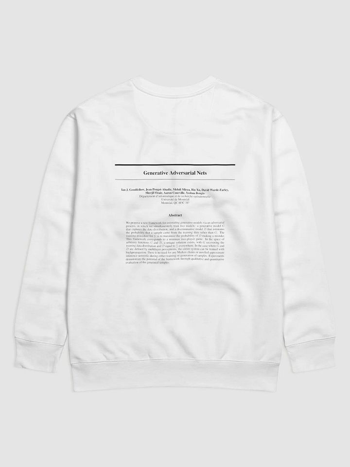 Generative Adversarial Nets Sweatshirt product image (4)