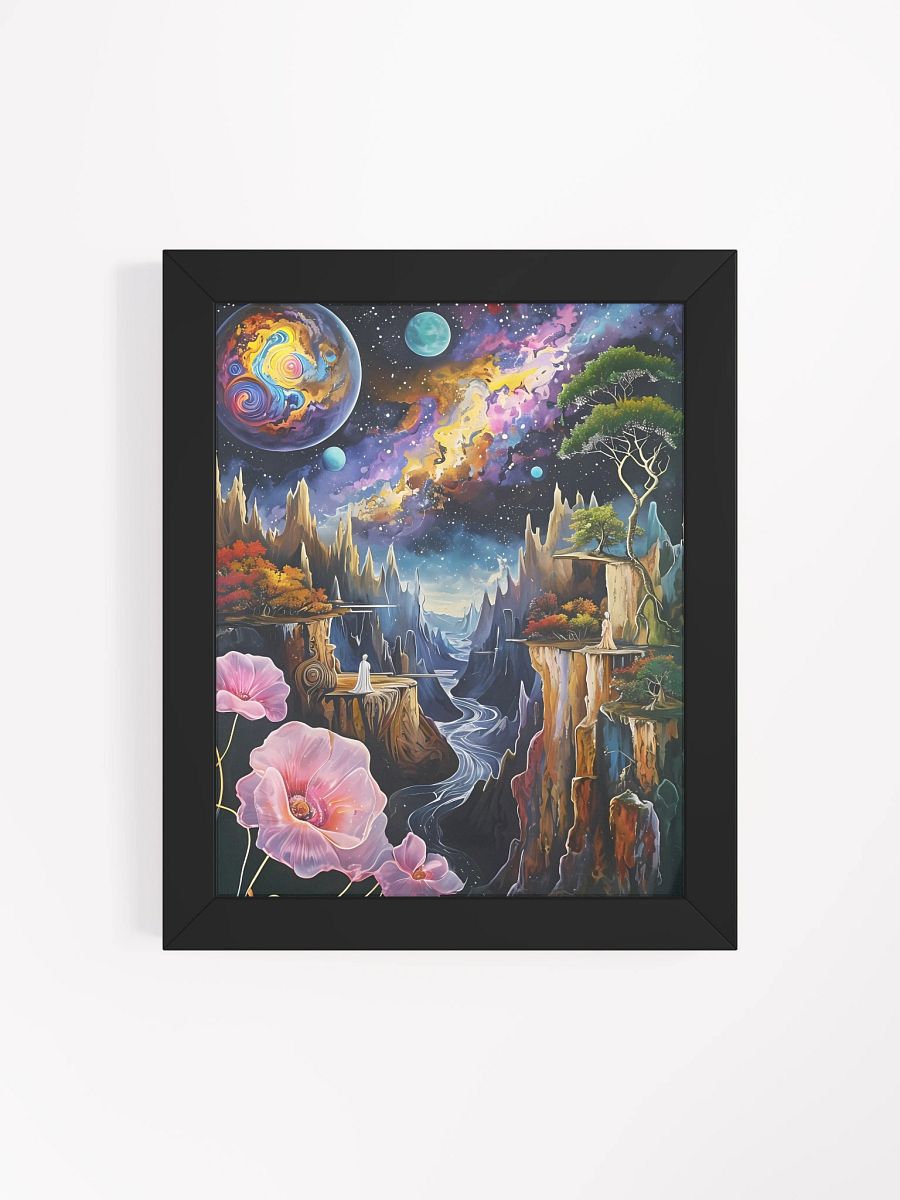 Cosmic Cliffside Dreamscape Poster product image (5)