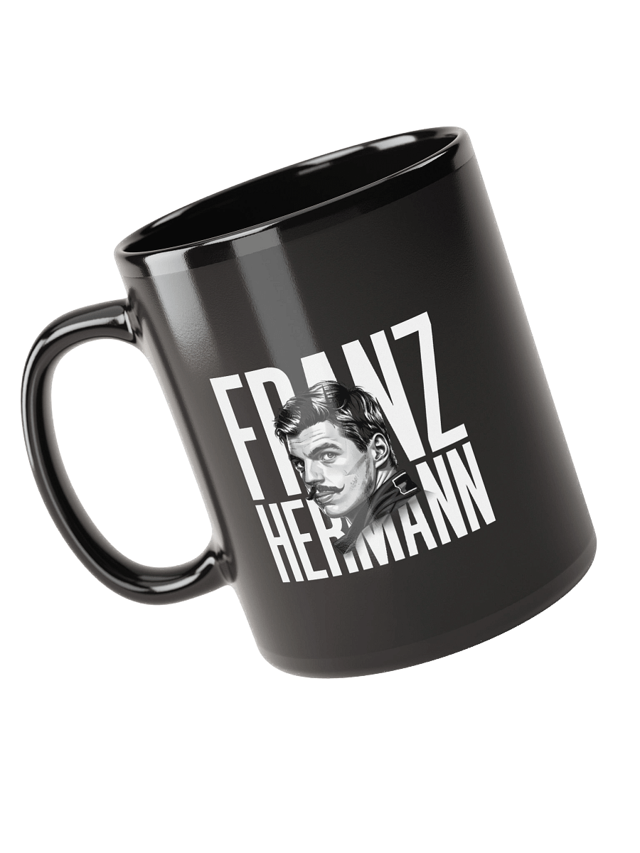 Franz Hermann Max Verstappen Meme Mug - F1 Nürburgring Legend Black & White Art product image (3)