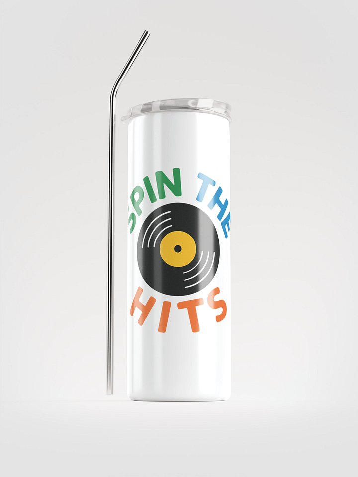 Colorful Vinyl Record Stainless Steel Tumbler product image (1)