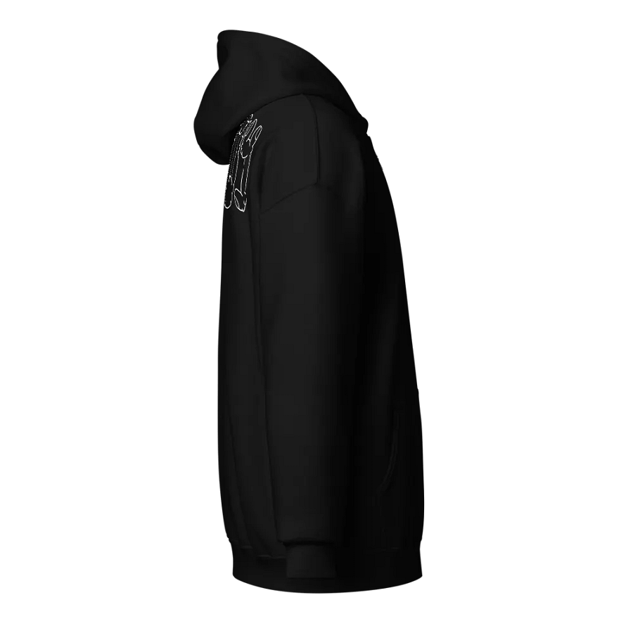 Enjoy Hoodie- Fingers #4 B/W product image (4)