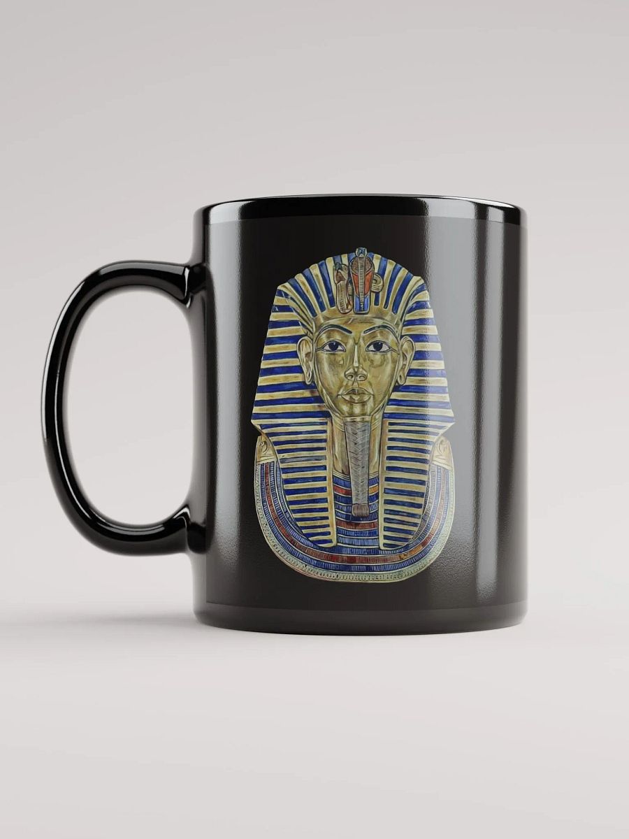 Tutankhamun Mask Mug (Black) product image (12)