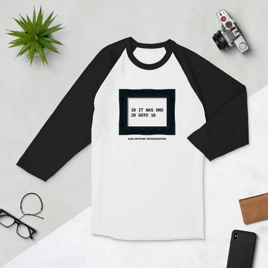 Basic Network Troubleshooting - Raglan Tee product image (5)
