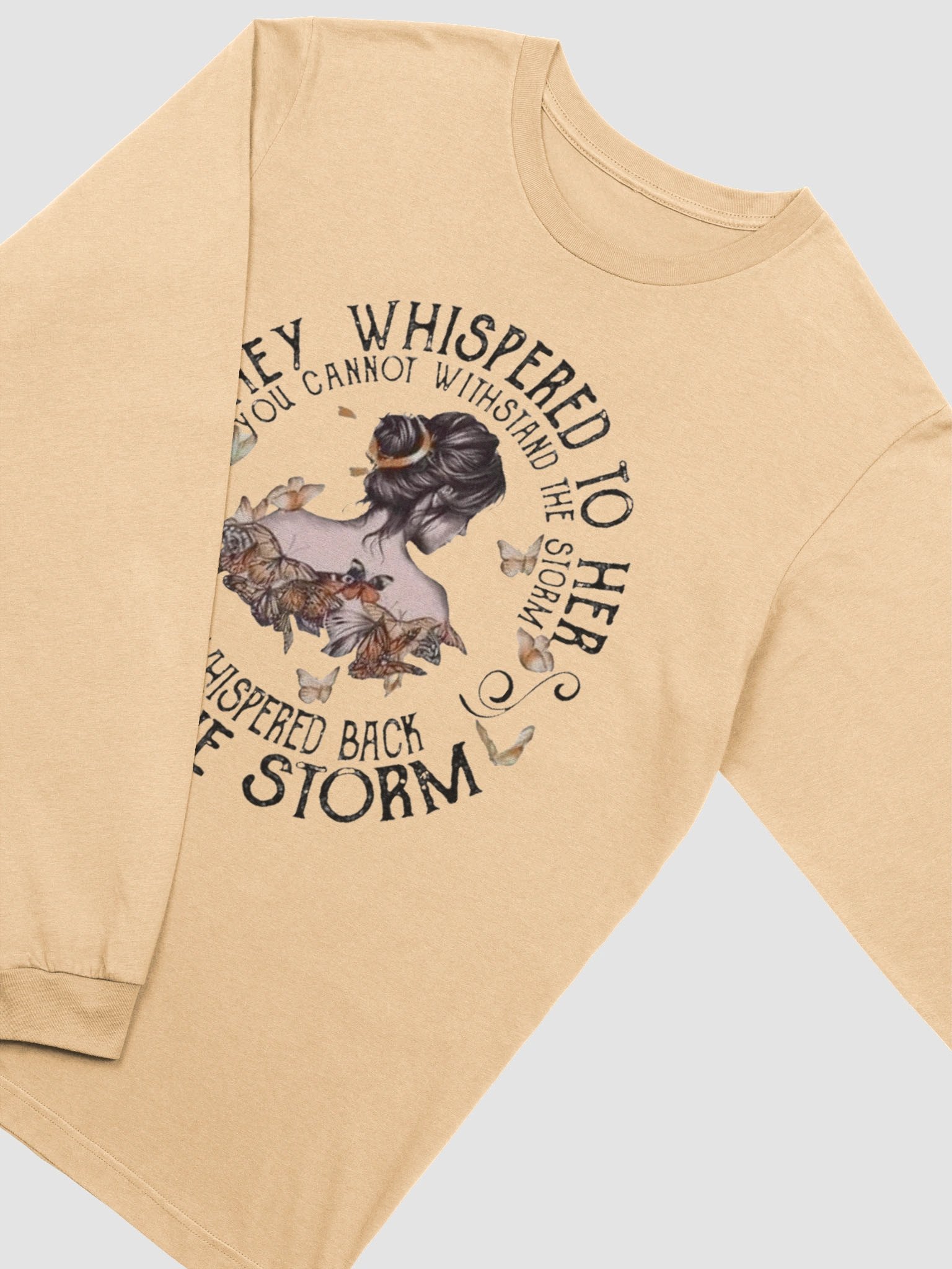 Butterfly Whisper Long Sleeve T-Shirt product image (2)