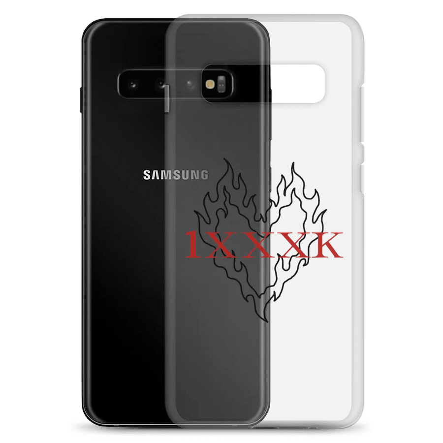 Fiery Black Heart Clear Phone Case S product image (20)