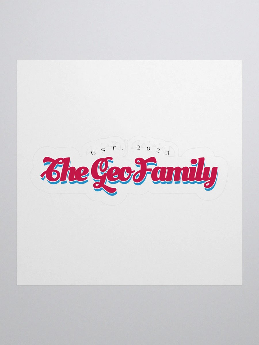 The Geo Family Est. 2023 stickers product image (4)