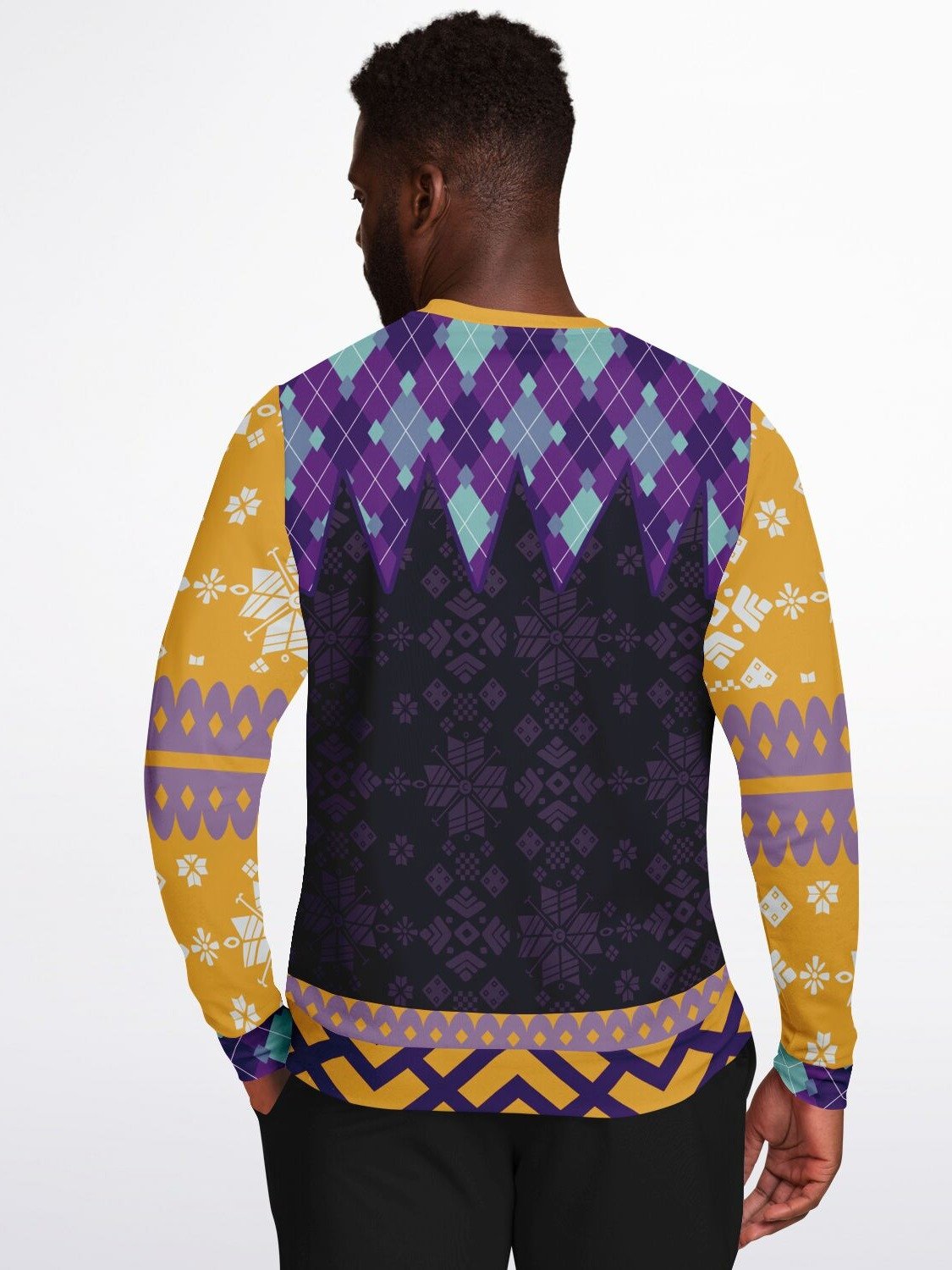 Crystal Ball Sarcastic Sweatshirt | Purple Magic Holiday Sweater | Mystic Fortune Teller Party Outfit | Funny Witchy Gothic Gift product image (8)