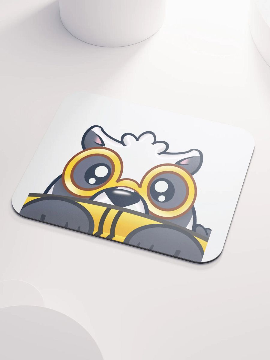 Lurking badger mouse pad product image (3)