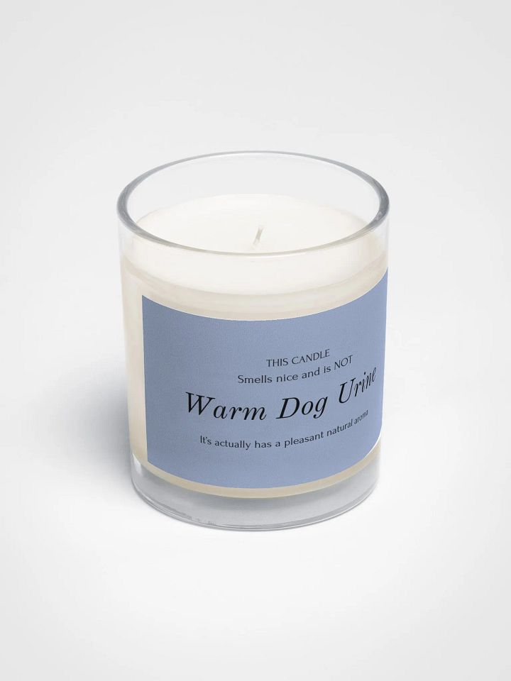 Veterinary humor candle "Warm Dog Urine" product image (2)