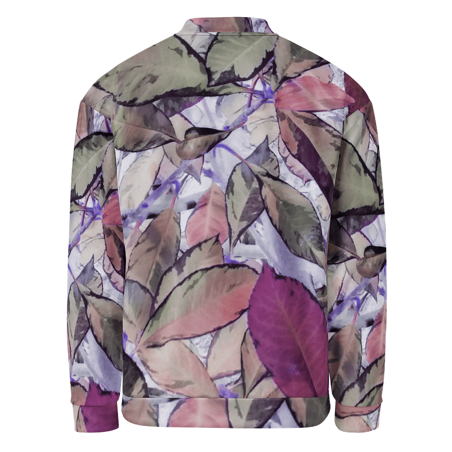 Marble Leaves Bomber Jacket product image (2)