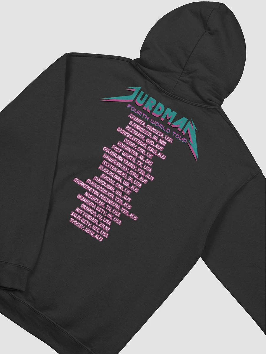 Jurdman Fourth World Tour Hoodie | FRONT AND BACK PRINTED ONLY | LIMITED EDITION product image (2)
