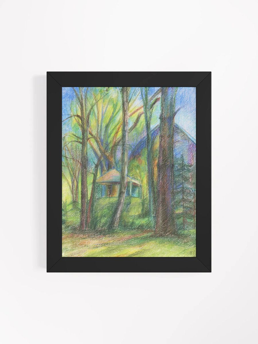 Impressionist Forest Escape Framed Poster - Summer House product image (20)
