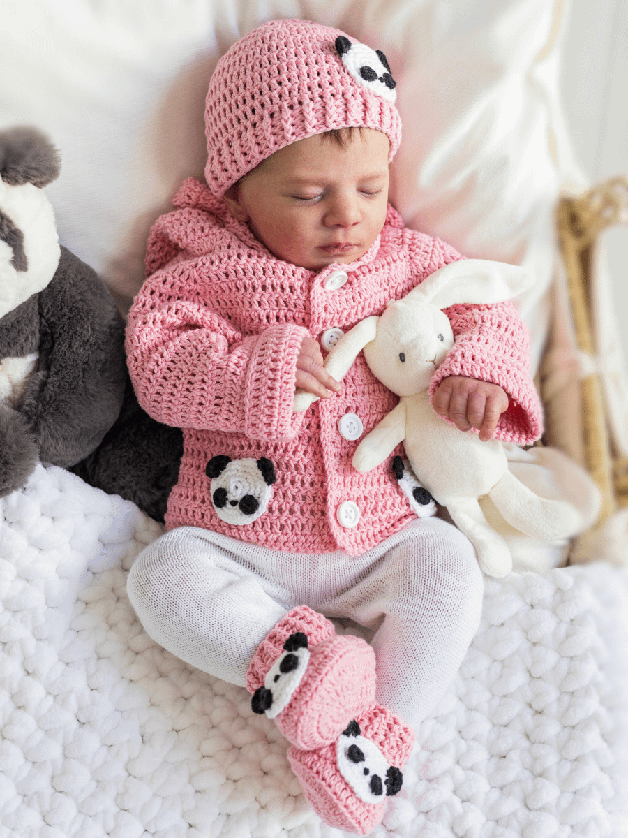 Crochet Pattern: Panda Baby Hoodie product image (8)