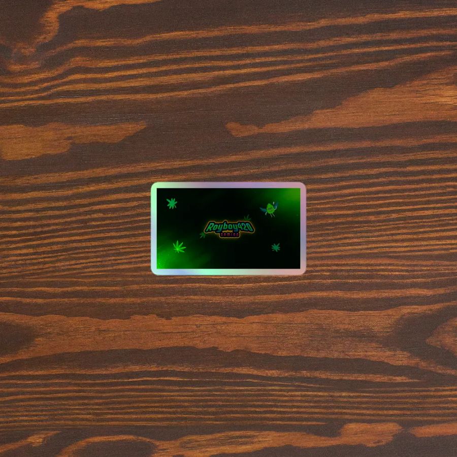Royboy420Gaming Holographic Sticker product image (5)
