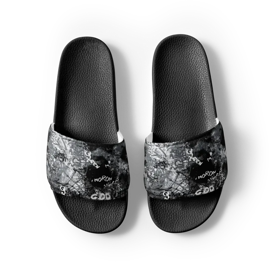 Black and White Graffiti | Men's Slides product image (5)