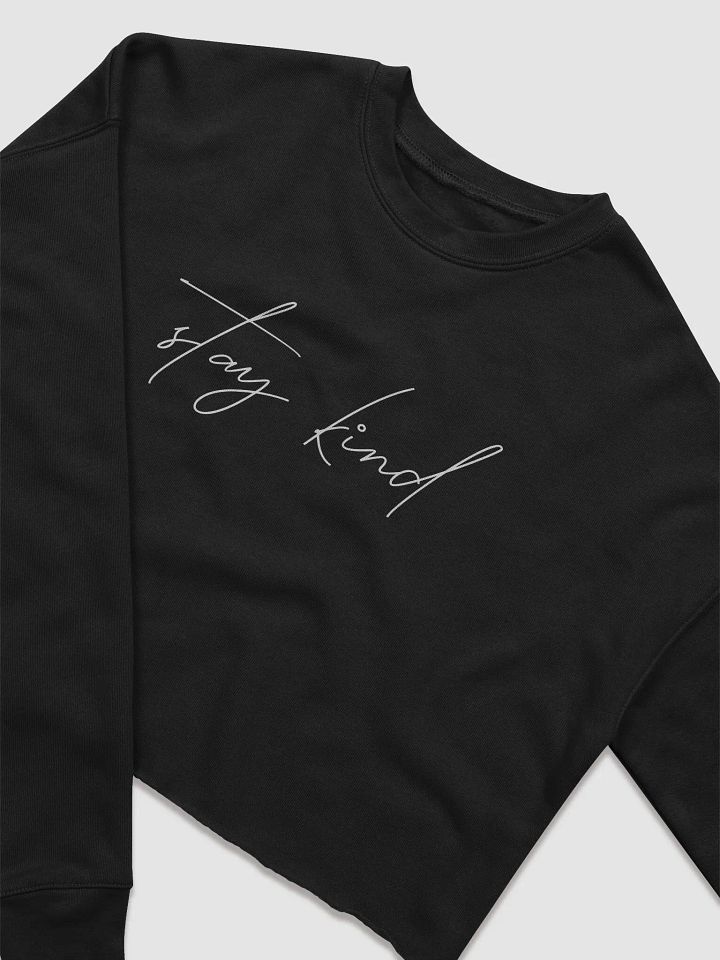 Stay Kind Crop Sweatshirt product image (1)