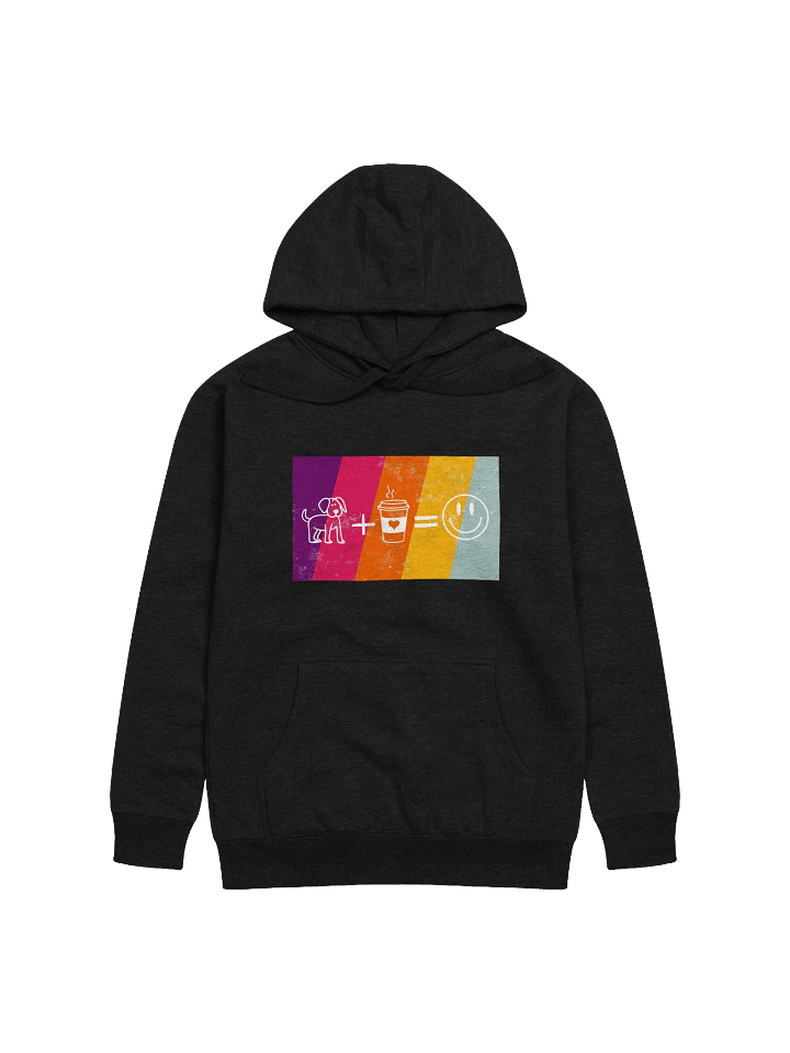 Dogs + Coffee = Happiness Unisex Hoodie product image (2)