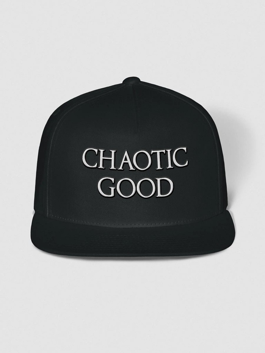 Flat snapback hat - 'Chaotic Good' product image (1)