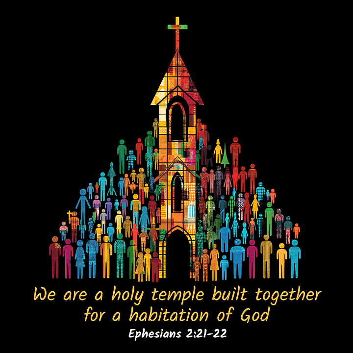 We Are His Temple Unisex Tee product image (1)