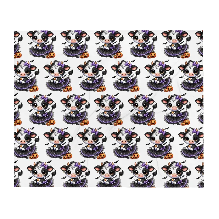 Halloween Cow Blanket product image (1)