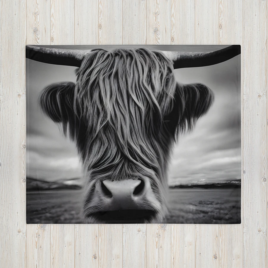 Highland Cow Photo Cozy Blanket product image (8)