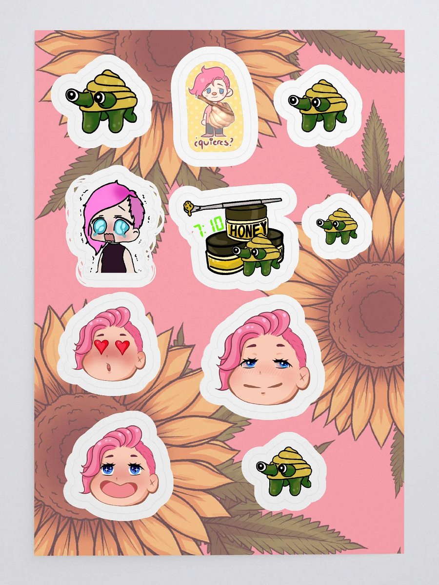 Emote Sticker Sheet product image (3)