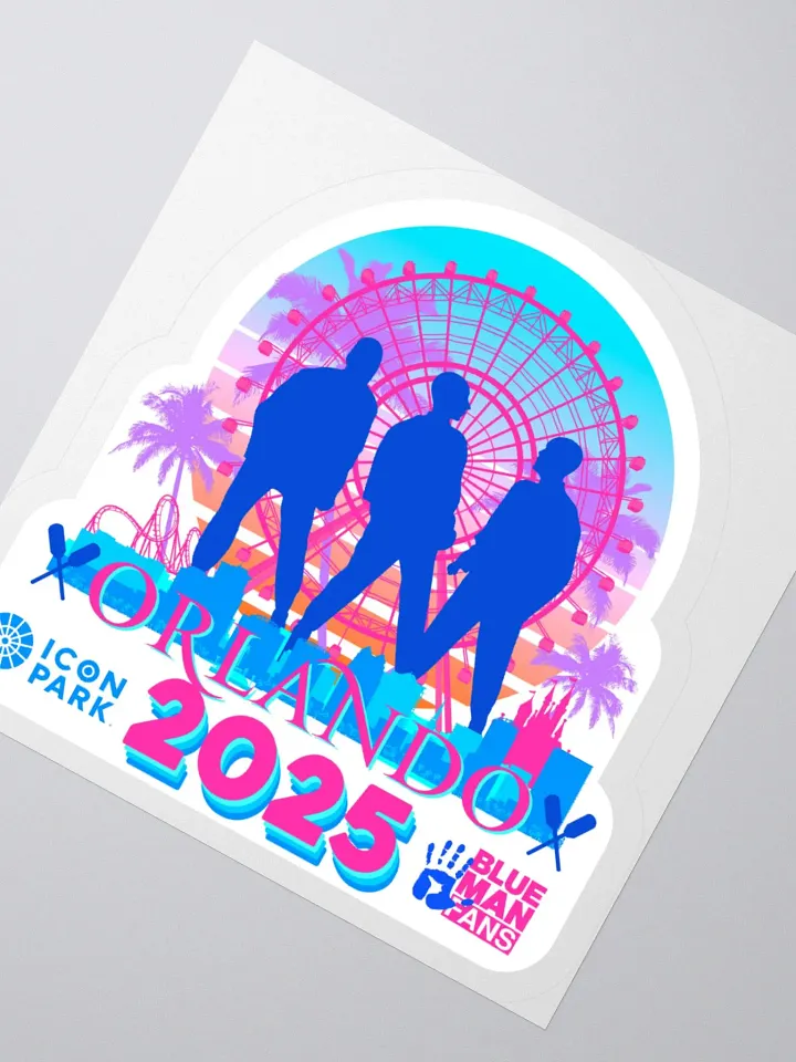 2025 Orlando Fan Meet Logo Kiss Cut Sticker product image (5)