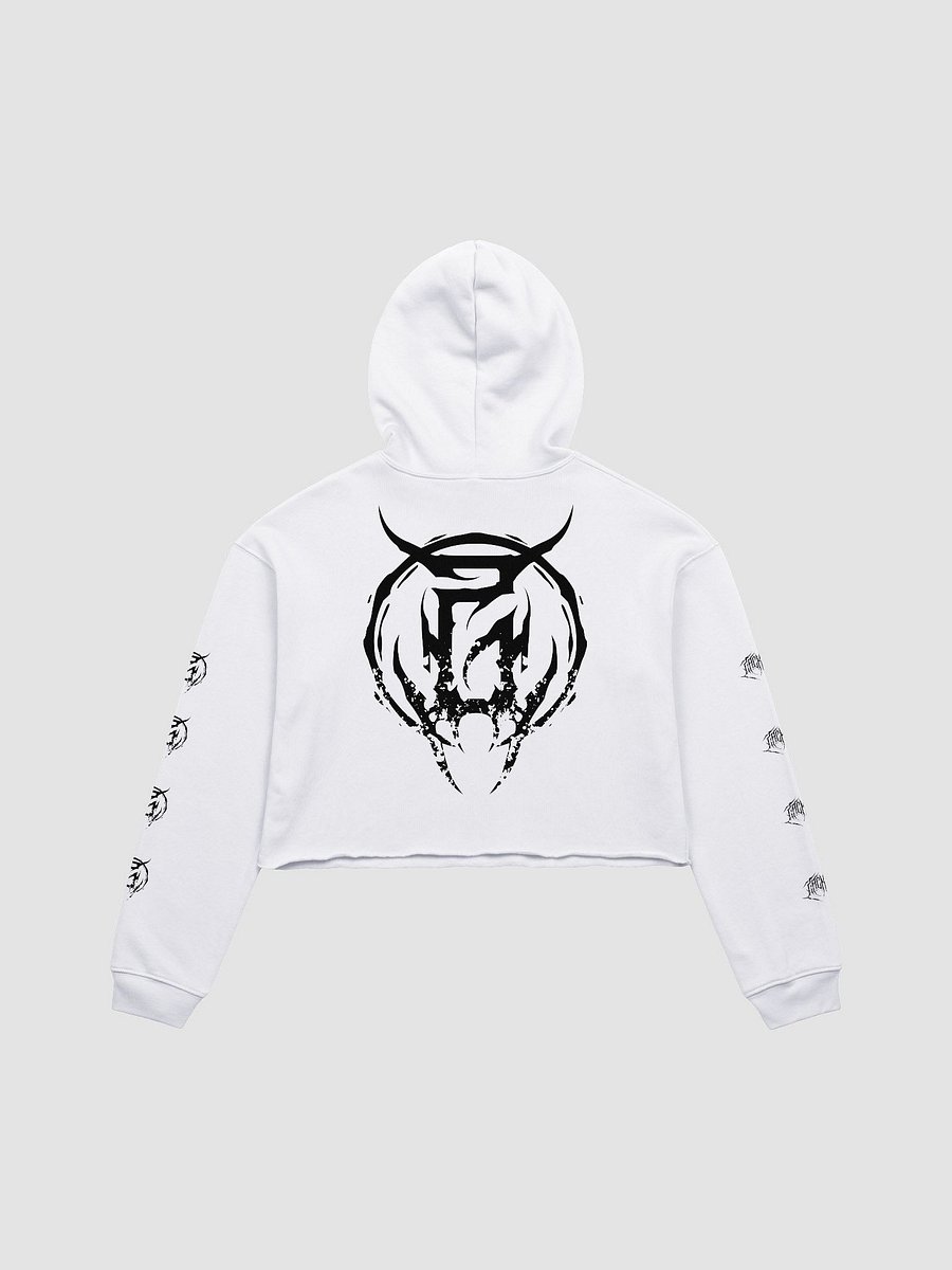 Zackuna Crop Hoodie (White) product image (2)