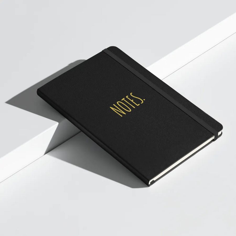 'Notes.' Hardcover Bound Notebook product image (8)