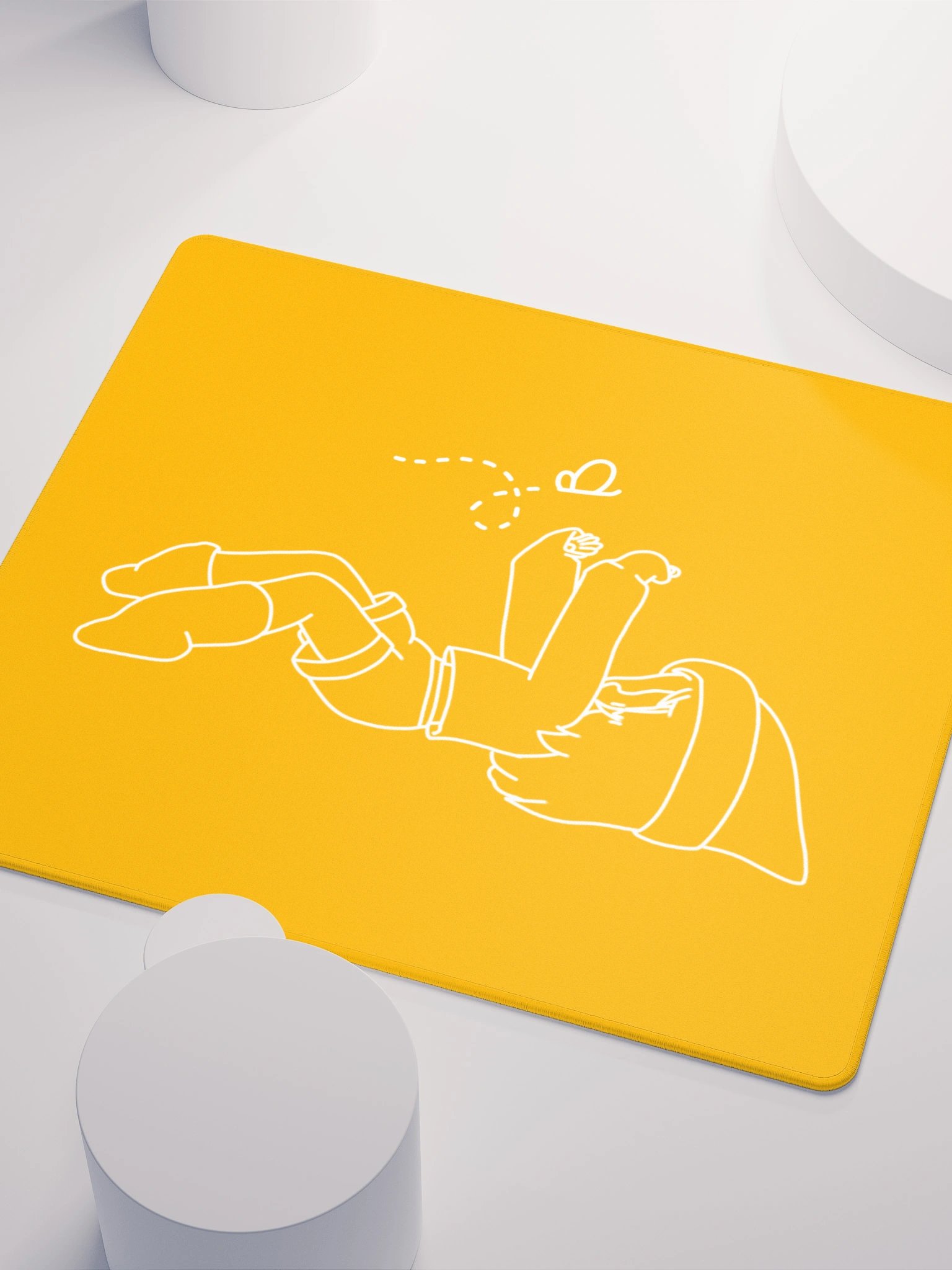 mouse pad (yellow) product image (1)