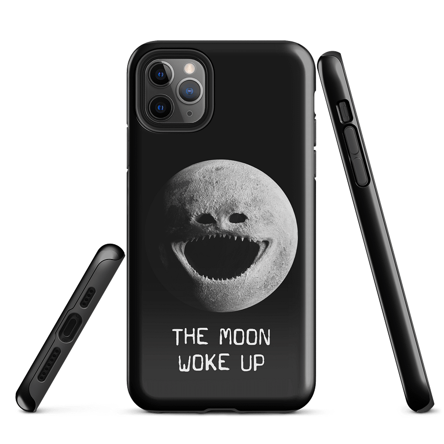 The Moon Woke Up iPhone Case product image (1)