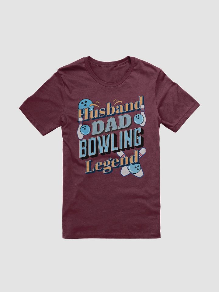 Husband Dad Bowling Legend Graphic T-Shirt product image (31)