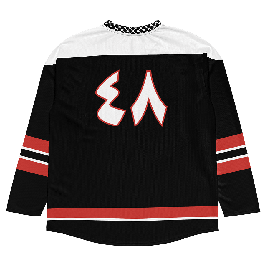 Arabic Palestine Hockey Jersey Long Sleeve Oversized product image (4)
