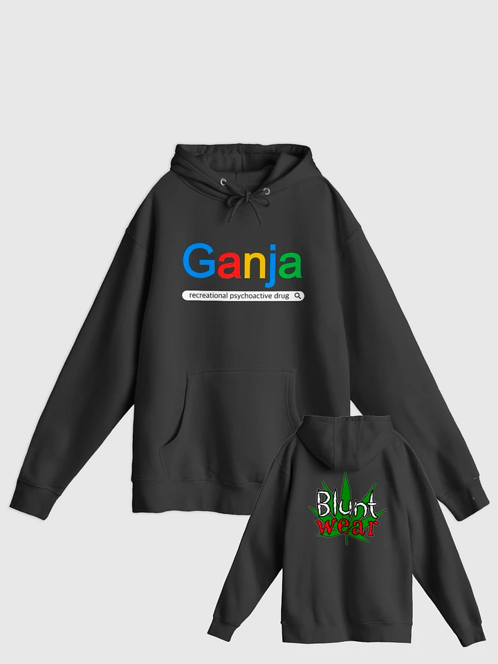 Ganja Search Engine w Back Black Hoodie product image (1)