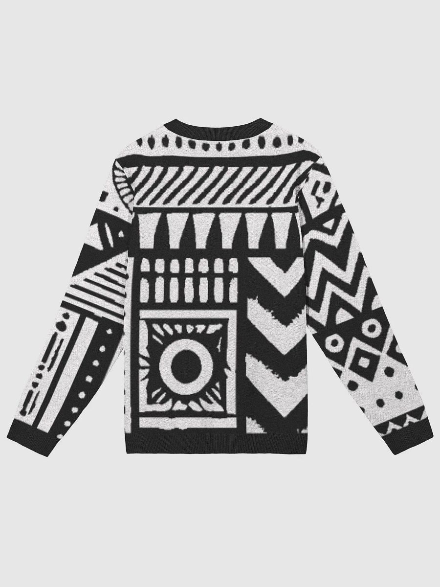 Geometric Elegance Knitted Africita Crewneck product image (8)