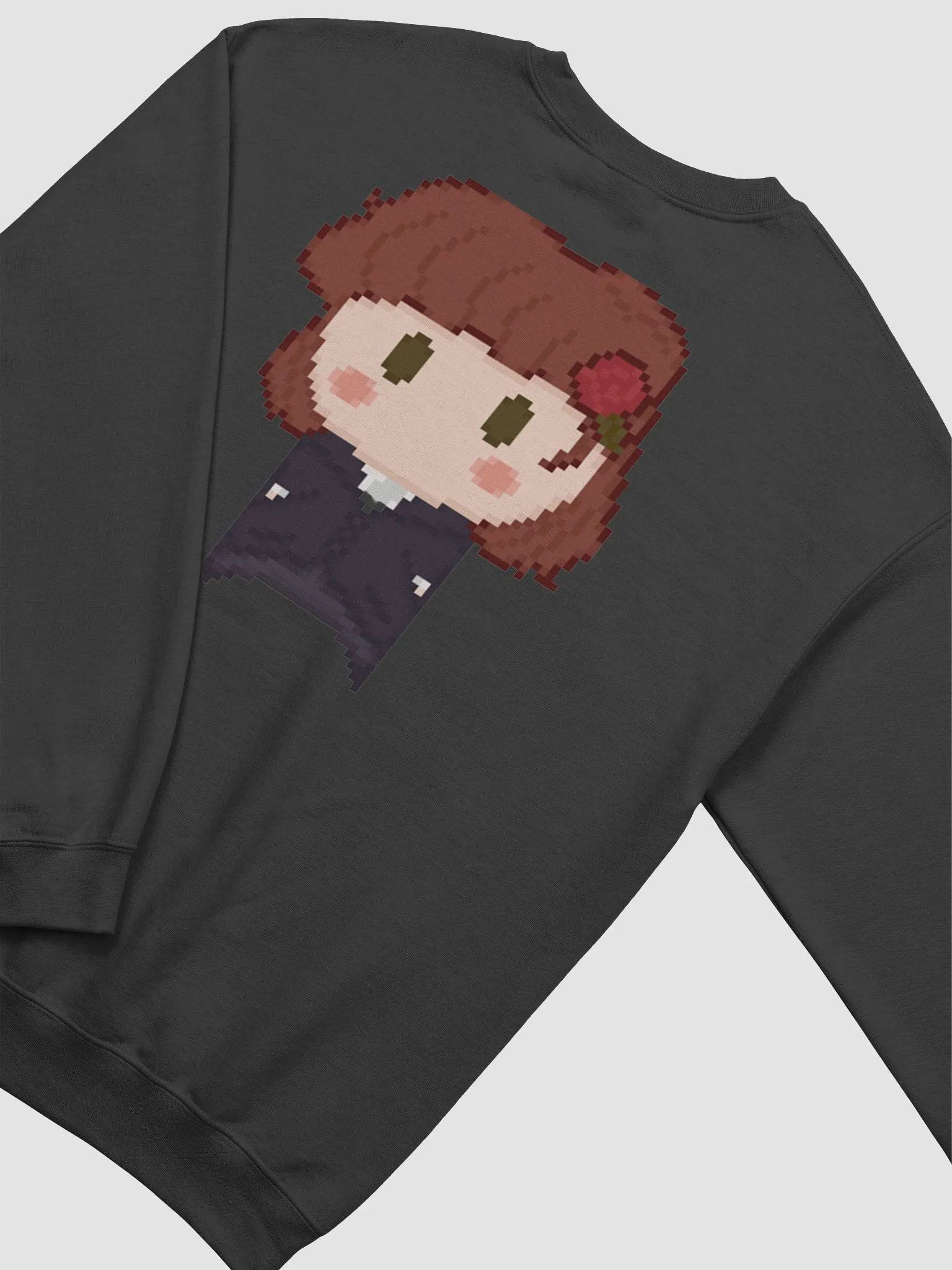 Pixel Art Rose Sweatshirt | Art by SquidSlayerNate product image (4)