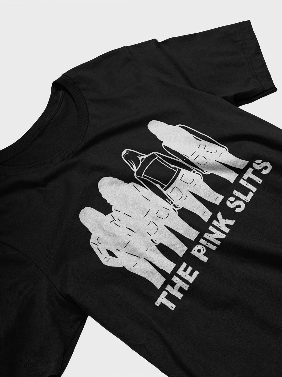 The Pink Slits supersoft silhouette tee (black or grey) product image (3)