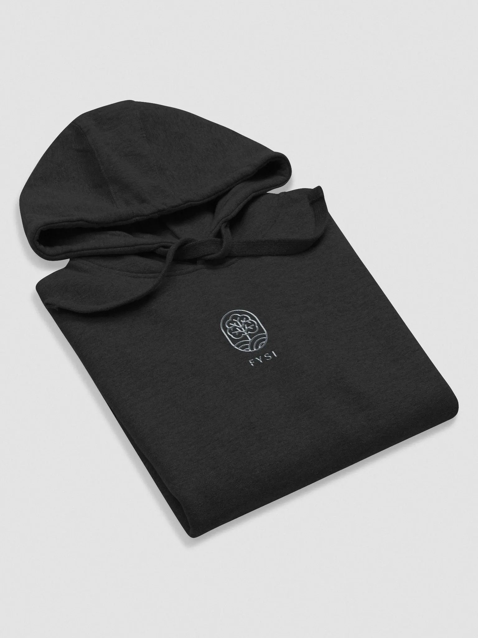 Organic Cotton Fleece hoodie with embroidery tree logo product image (4)