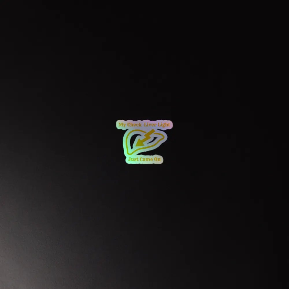 My Check Liver Light Holographic Sticker Set product image (4)