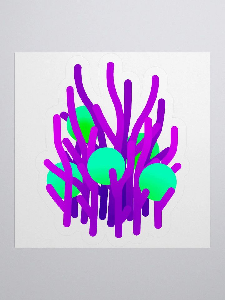 Reef and Algae Artwork Sticker product image (1)