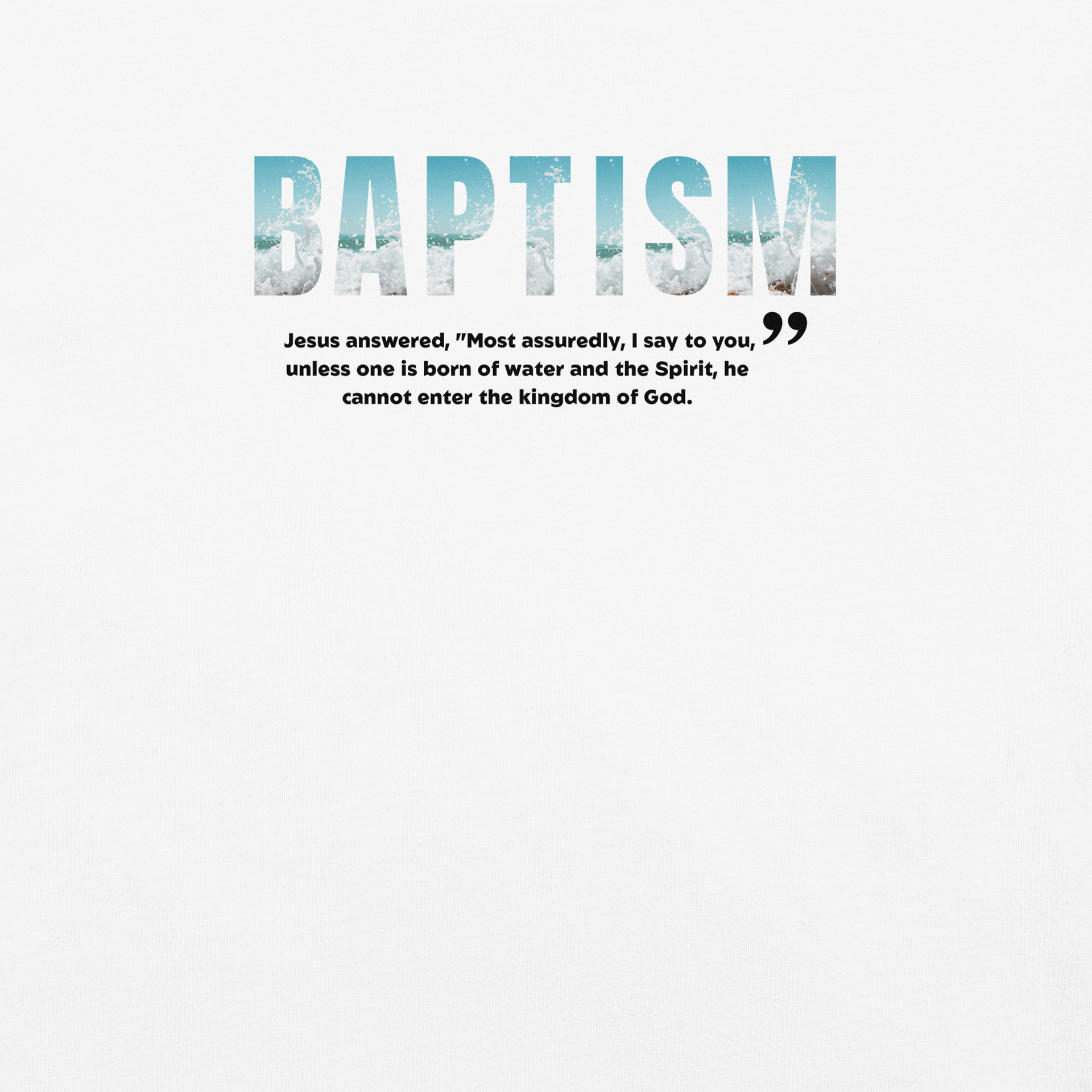 Baptism - Black Design product image (3)