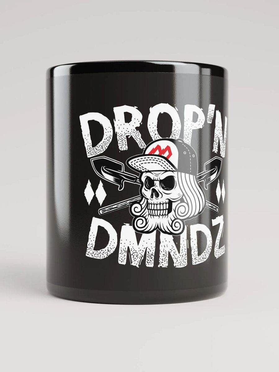 Mountain Skull Black Glossy Mug product image (1)