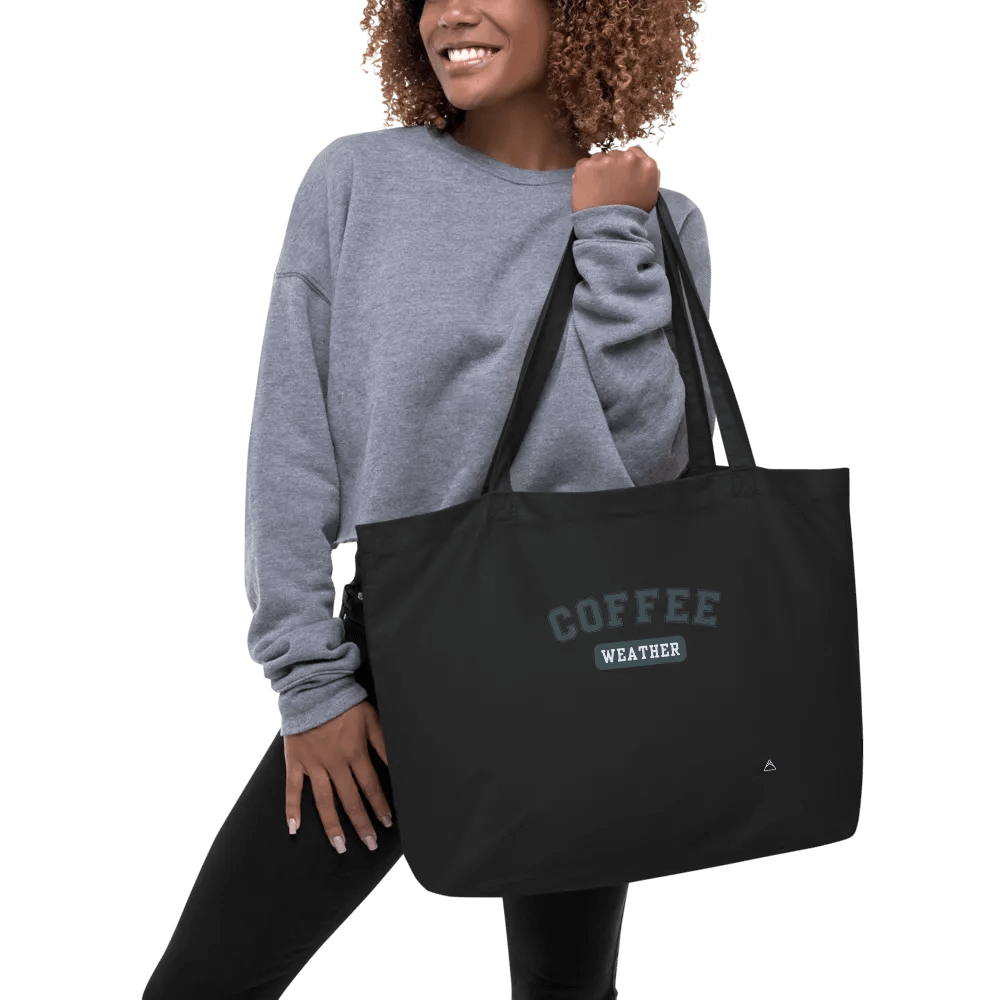Coffee Weather | Black Tote (Ocean) product image (2)