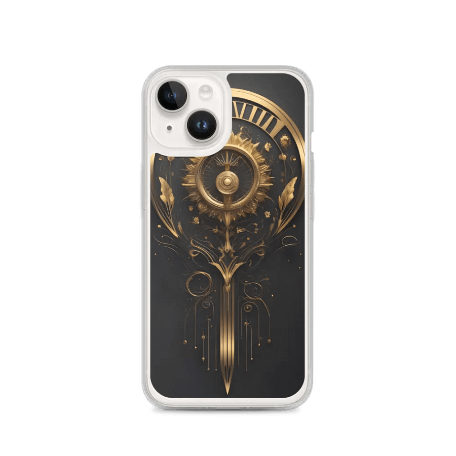 MagSafe® Clear Case for iPhone® – The Golden Blossom product image (4)