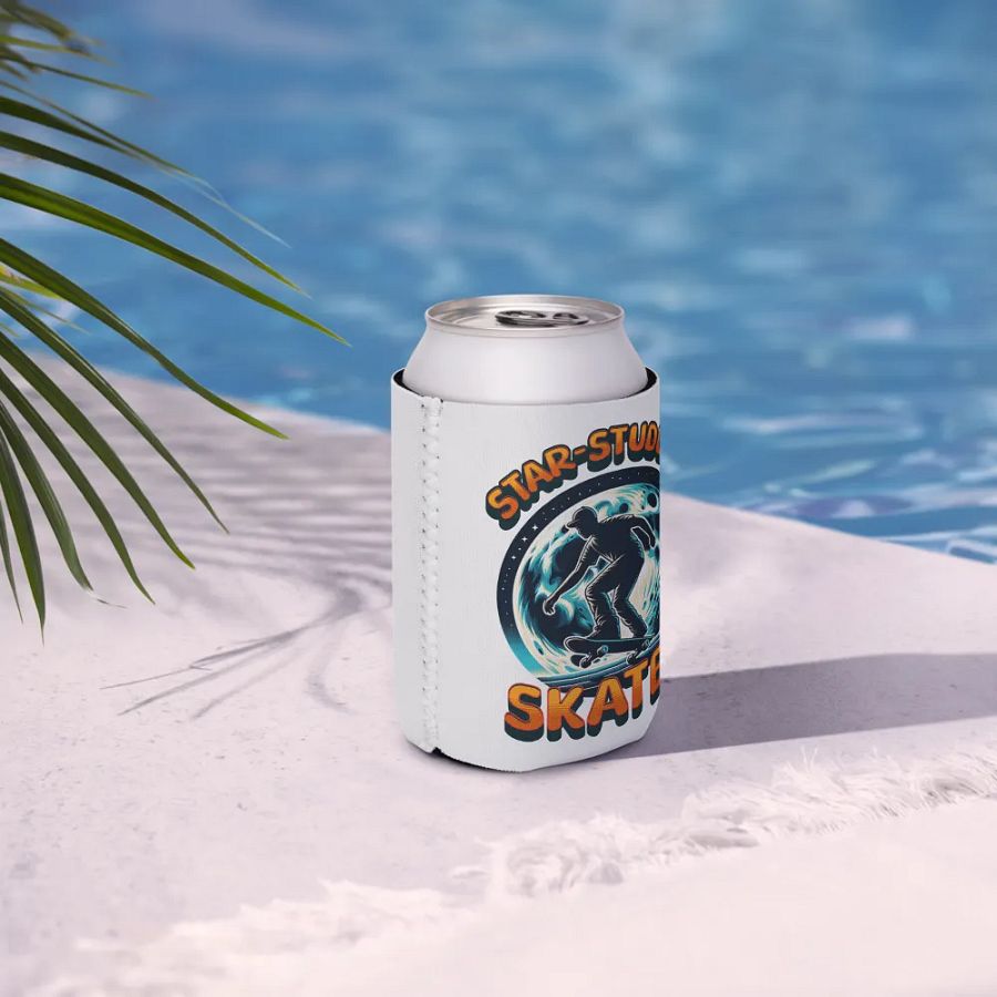 Star-Studded Skater Can Cooler product image (7)